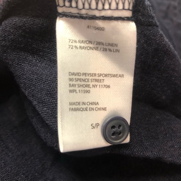 Weatherproof Linen Blend Sleeveless Button Down Top, size S - Picture 6 of 8